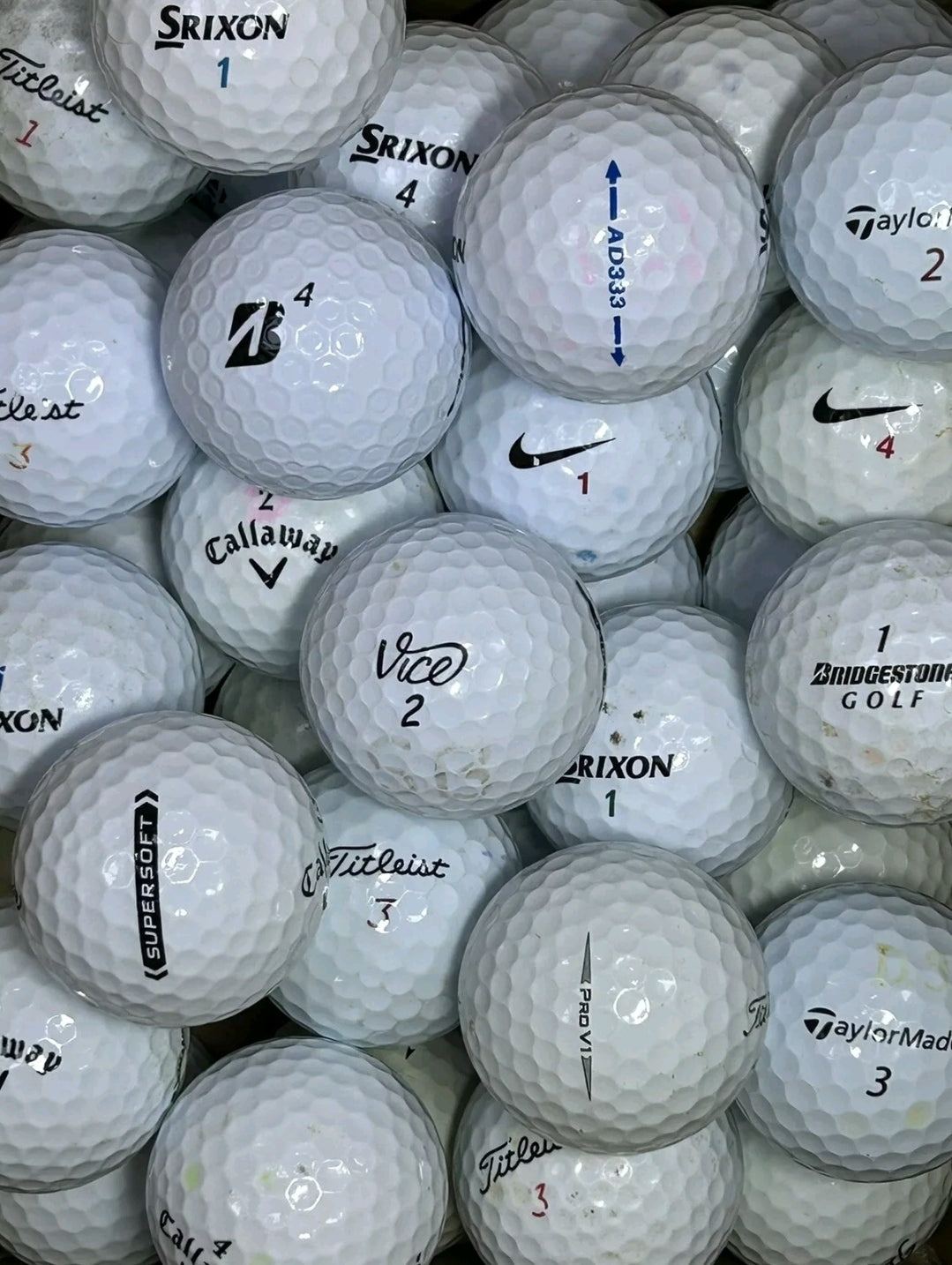 24 × Top Brand Golf Balls – Grade C | Cleaned, Affordable & Course-Ready